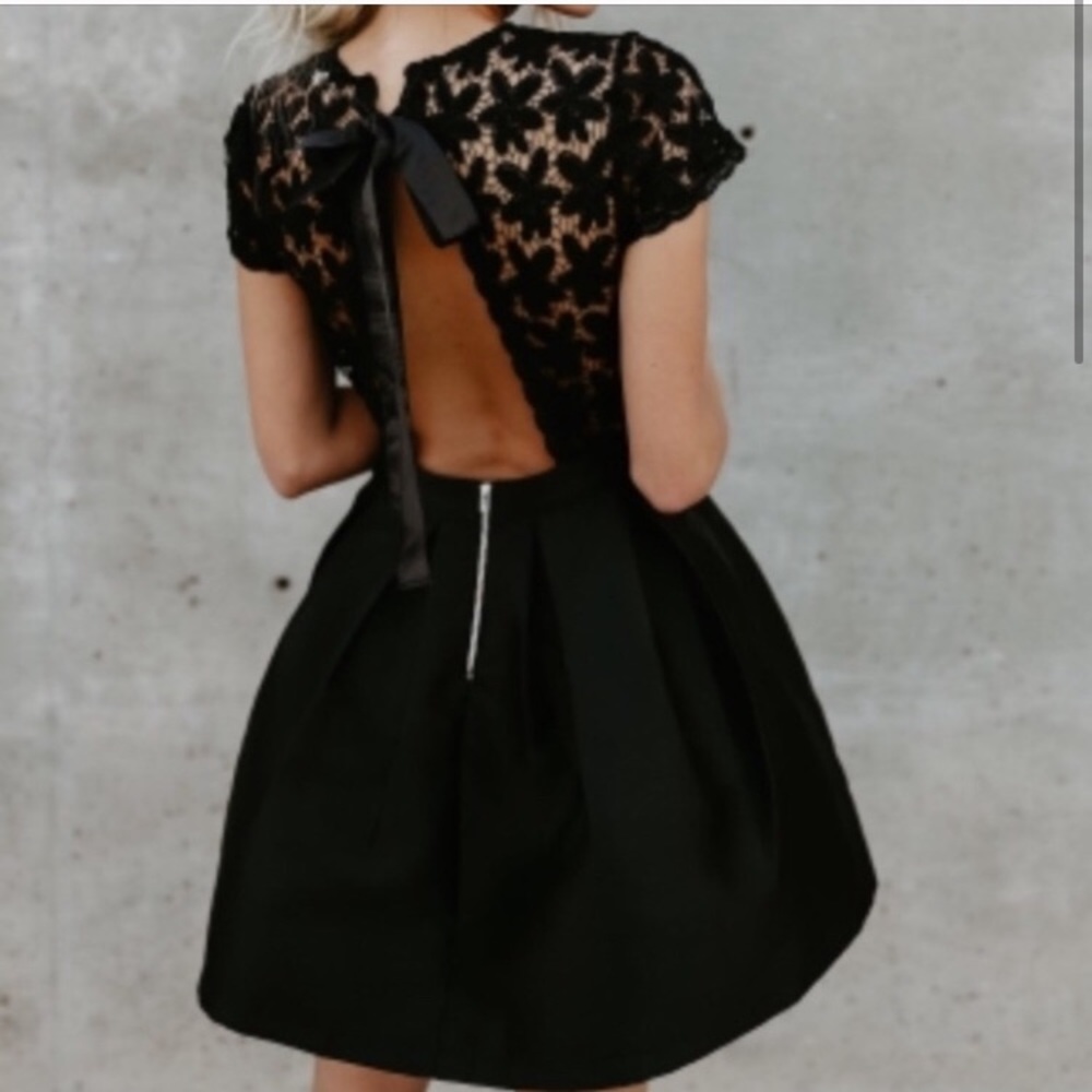 Vici Black Swan dress